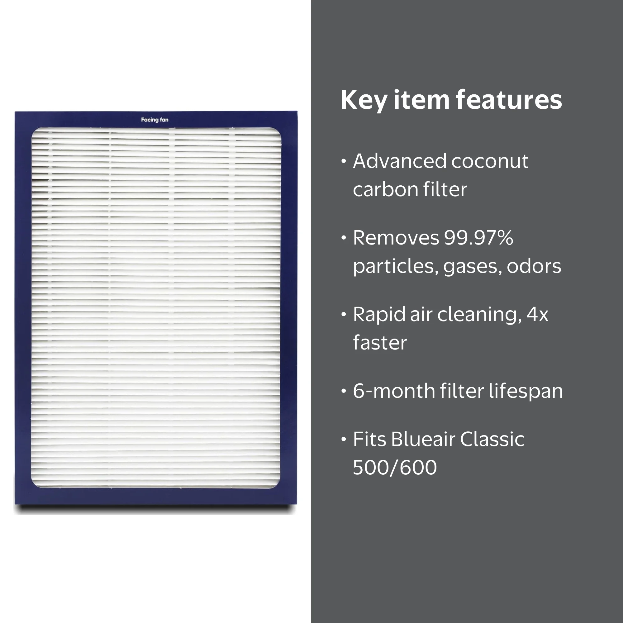 Blueair 500/600 Series Genuine Dual Protection Air Purifier Filter