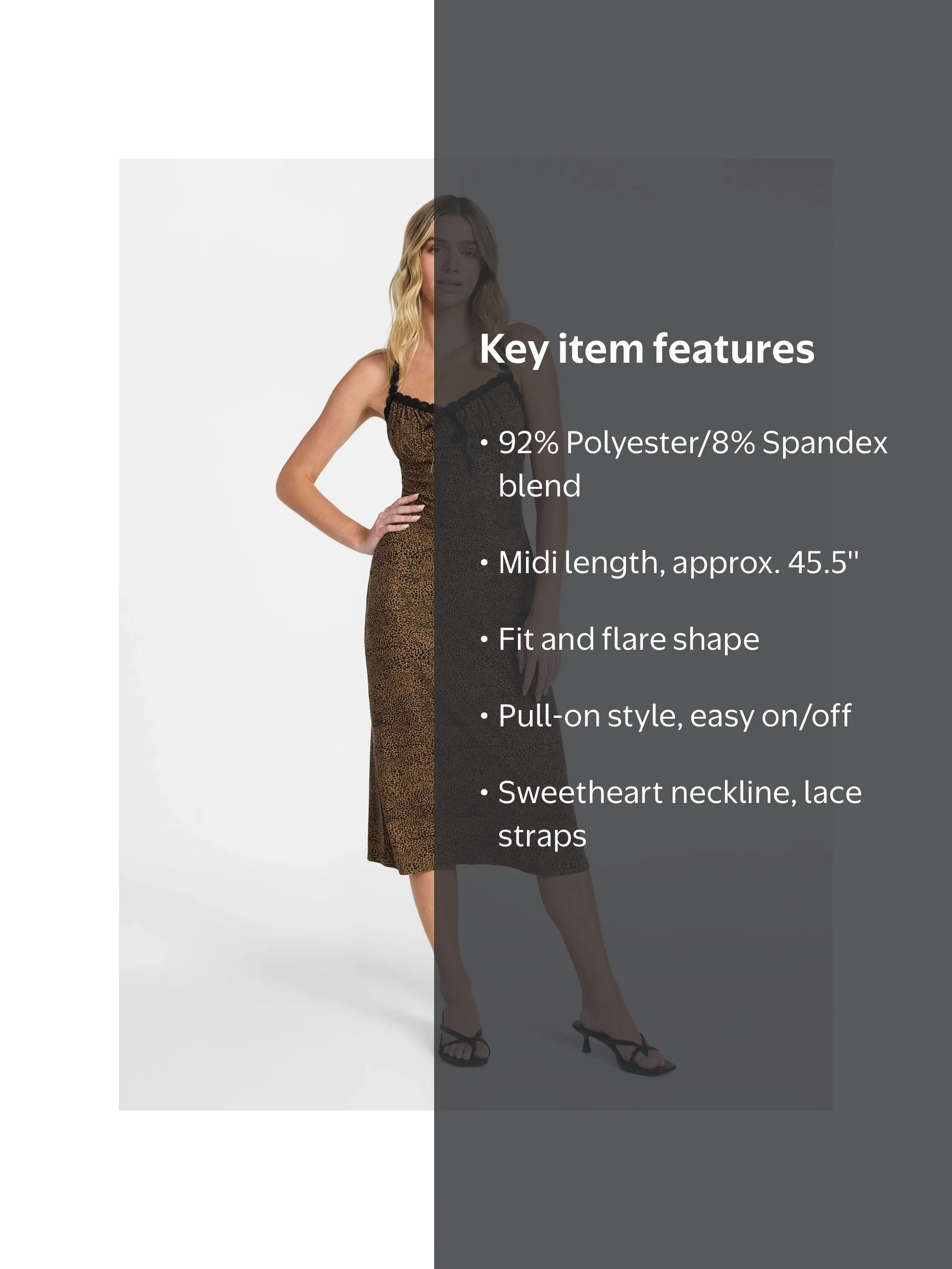 No Boundaries Lace Strap Midi Dress, Women's XXS-XXL - Walmart.com