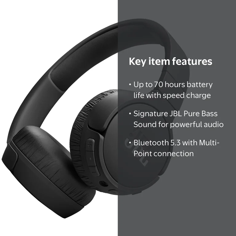 JBL, Tune 670NC, Adaptive Noise Cancelling Wireless Headphones