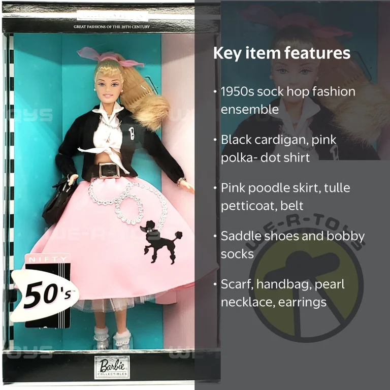 Great Fashions of the 20th Century Nifty 50's Barbie Doll 2000