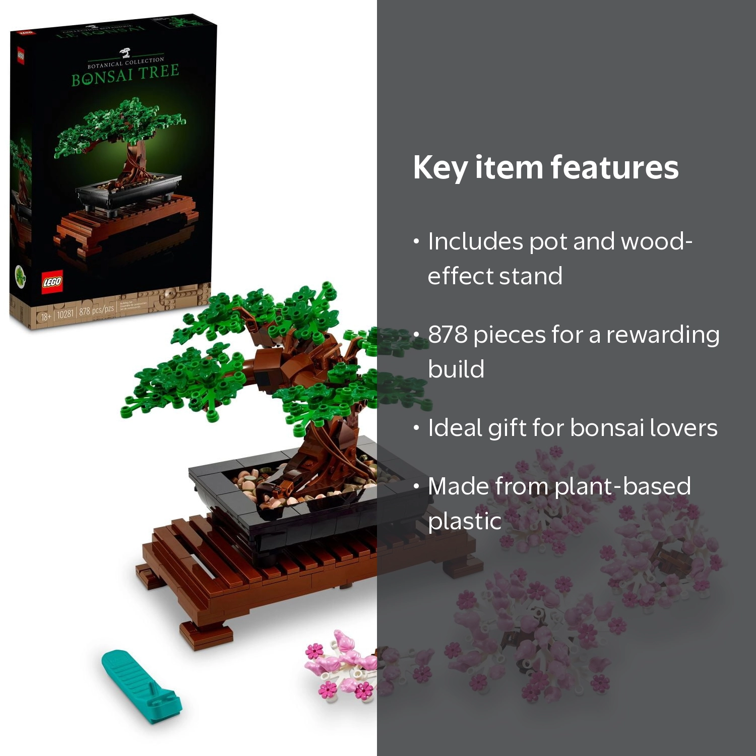 Open Box LEGO Bonsai Tree 10281 Building Toy With a Beautiful