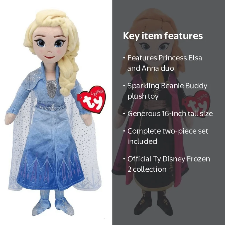 Ty Disney Frozen 2 Elsa & Anna 16