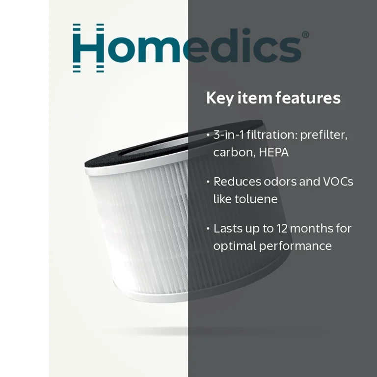 Homedics 3-in-1 HEPA-Type Replacement Filter for AP-H400 & AP-H380