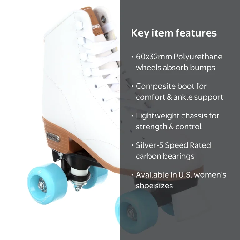 Roller Derby Rush 72 Womens Quad Roller Skates 9 - Walmart.com
