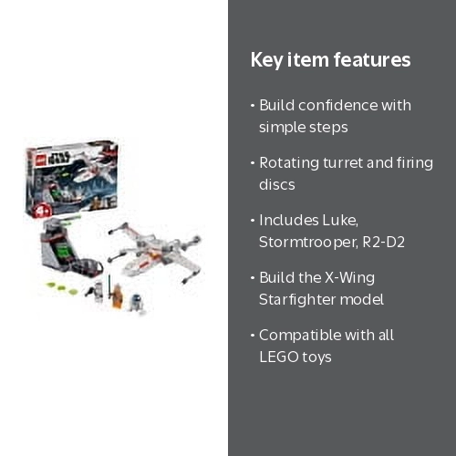 LEGO, Star Wars X-Wing Starfighter Trench Run, 75235 - Walmart.com