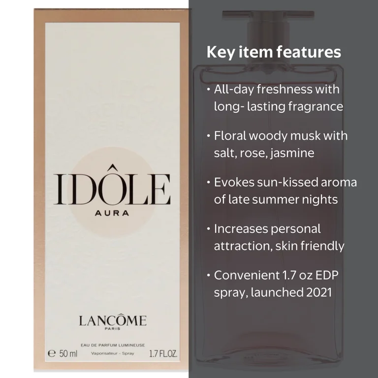 Lancome Idole Aura Rose - 1.7 oz Floral Woody Musk EDP Spray