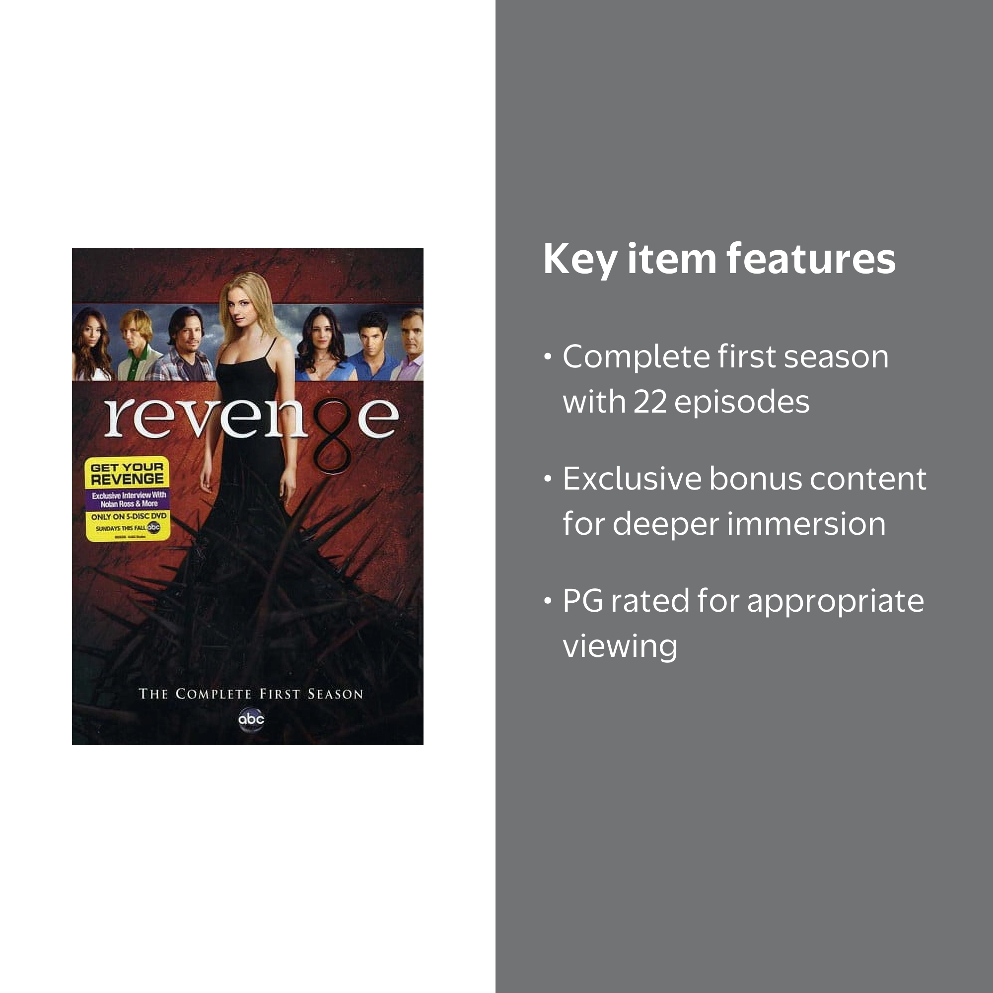 Revenge: The Complete First Season - Walmart.com