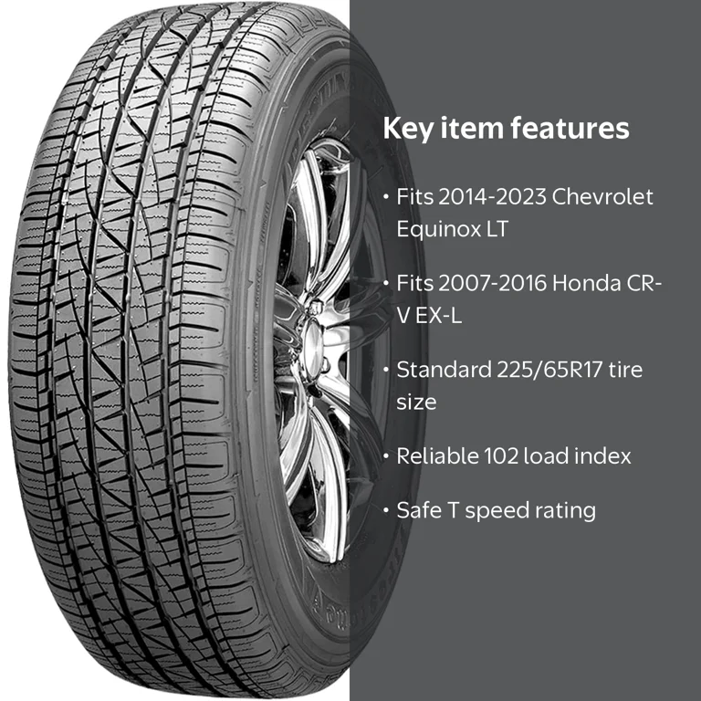Firestone, Destination LE2 Tire, 225/65-17, Black Sidewall