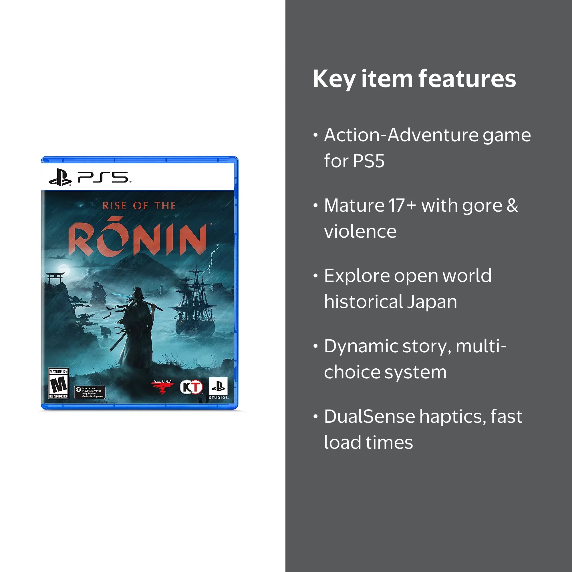 りょんりょん ps5＋ソフト10本 Rise of the Ronin - PlayStation 5 - Walmart.com