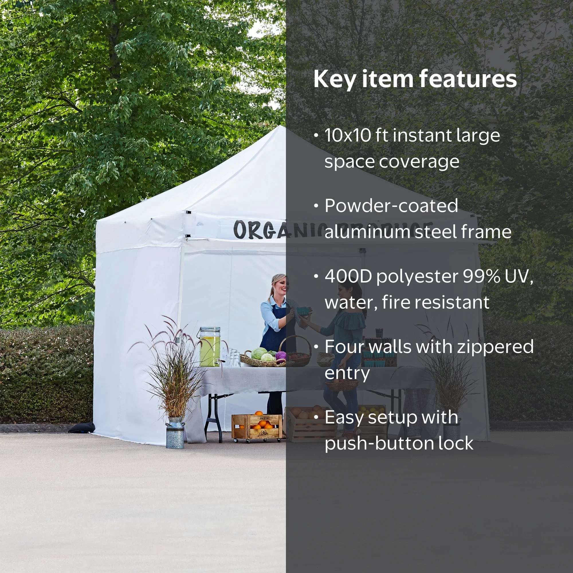 Free Shipping! Ozark Trail Commercial Instant Canopy 10' x 10