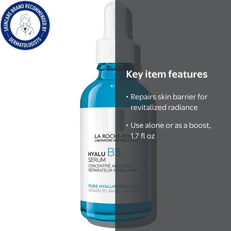 La Roche-Posay, Hyalu B5 Pure Hyaluronic Acid Serum, 1.7 fl oz