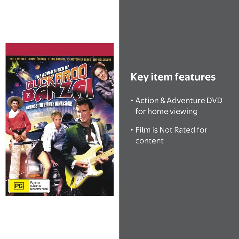ROY STUART V DVD付き MGM's The Adventures of Buckaroo Banzai Across the 8th Dimension