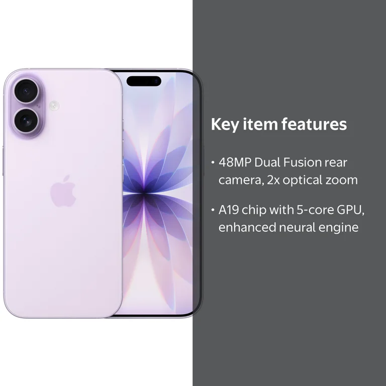 Verizon iPhone 17 512GB Lavender - Walmart.com
