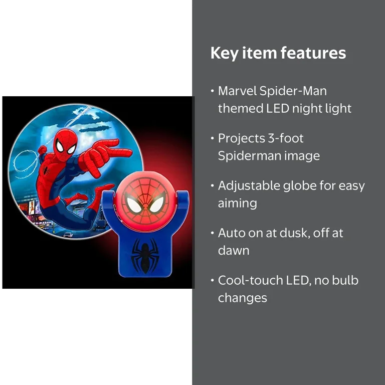 Projectables Marvel Ultimate Spider-Man LED Plug-In Night Light