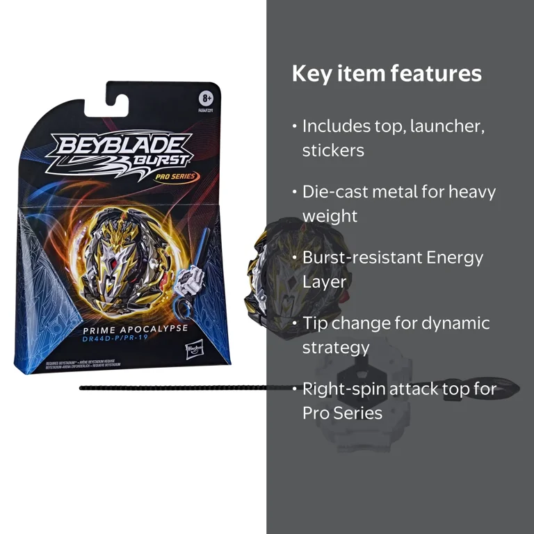 Beyblade Burst Pro Series Prime Apocalypse Spinning Top Starter