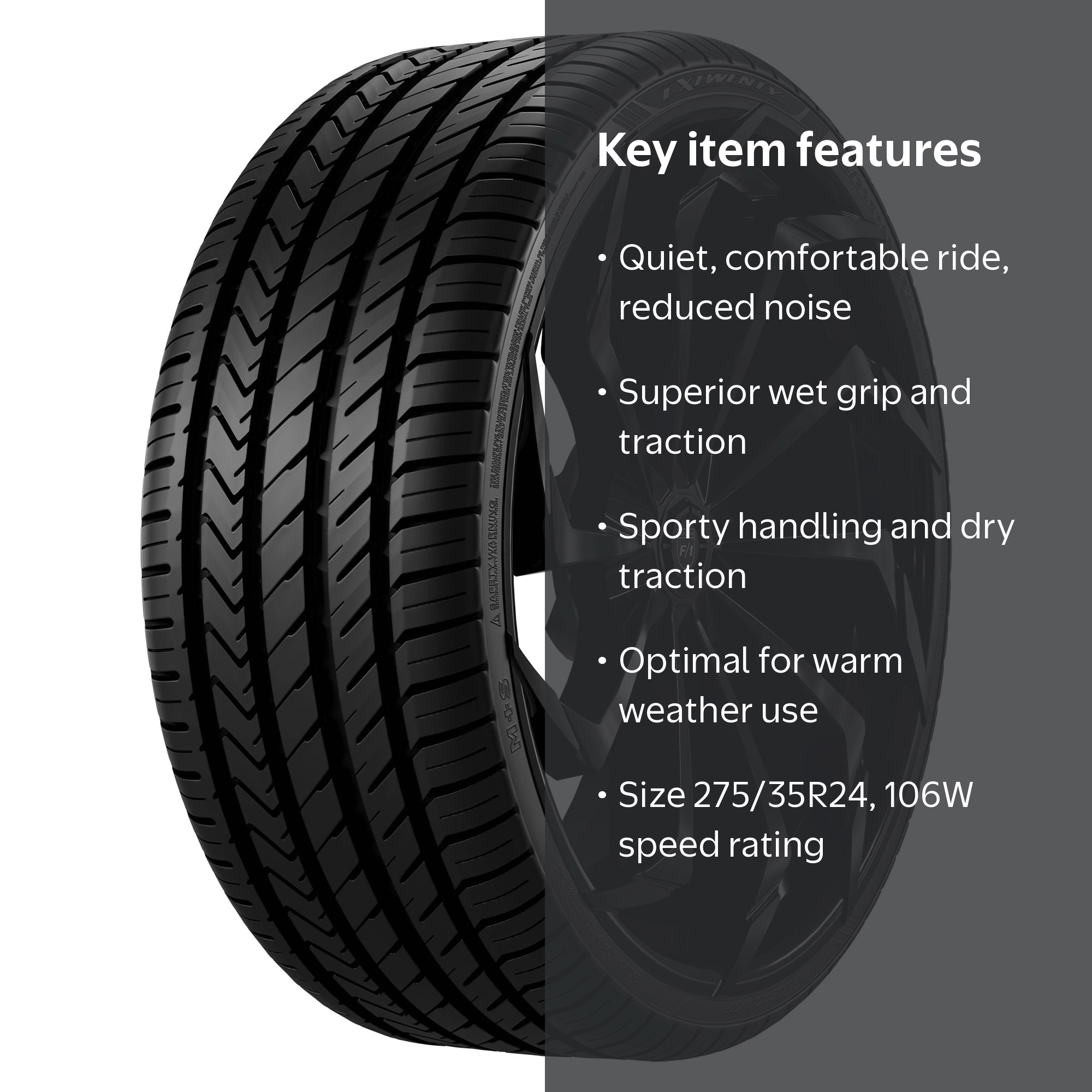 Lexani LX-Twenty Performance 275/35R24 106W Passenger Tire