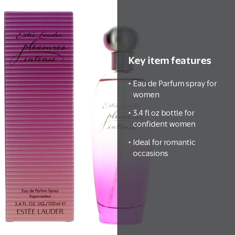 Estée Lauder, Pleasures Intense Eau de Parfum Spray, 3.4 Oz