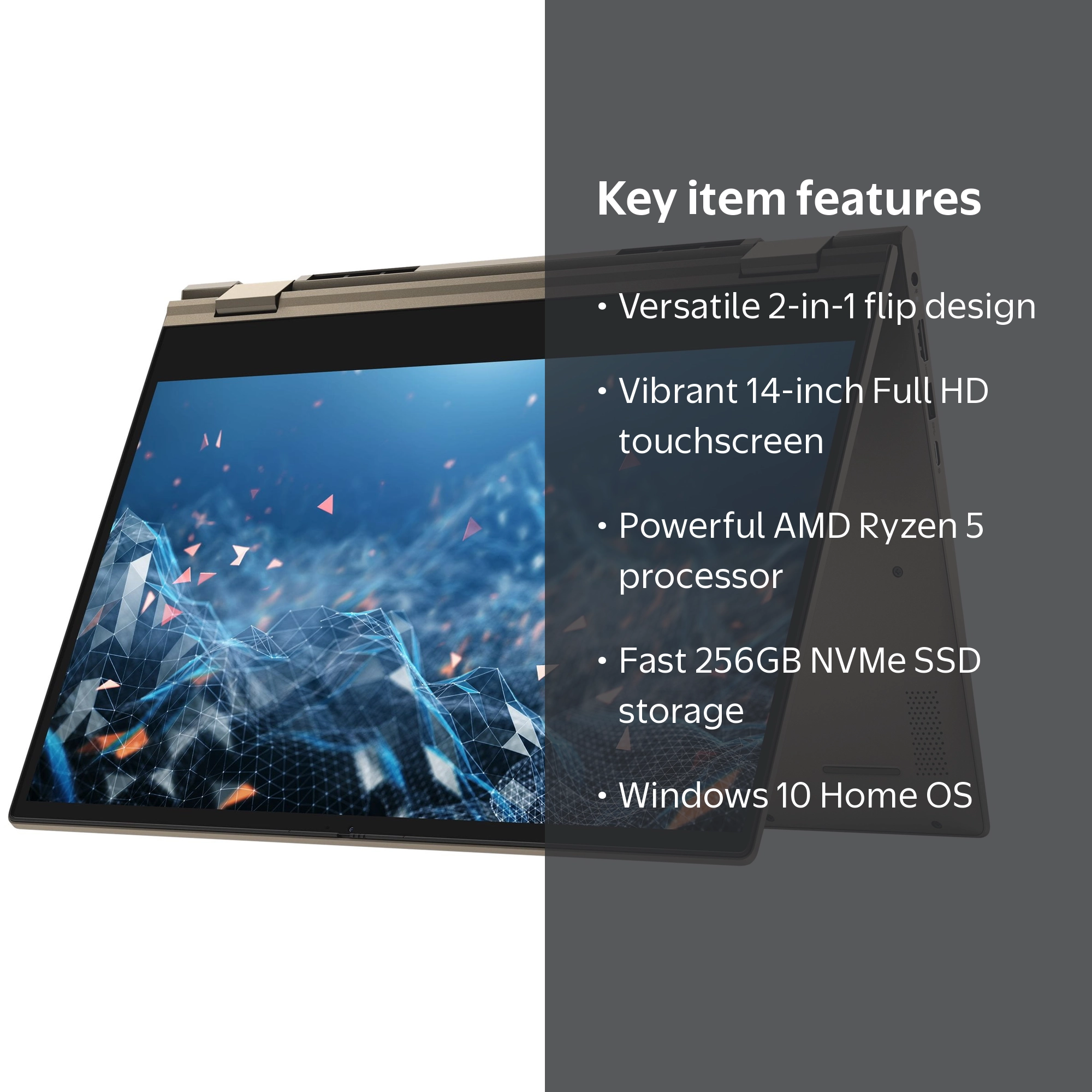 Dell, 14 7405 2-in-1 Laptop, Ryzen 5 4500U, 14