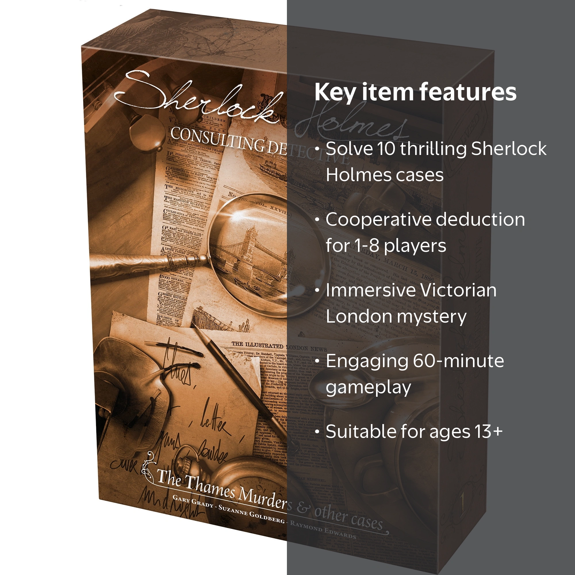 Asmodee Sherlock Holmes Consulting Detective Thames Murders