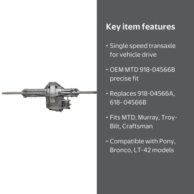 OEM MTD Cub Cadet Troy-Bilt Transaxle for Riding Lawn Mowers 918