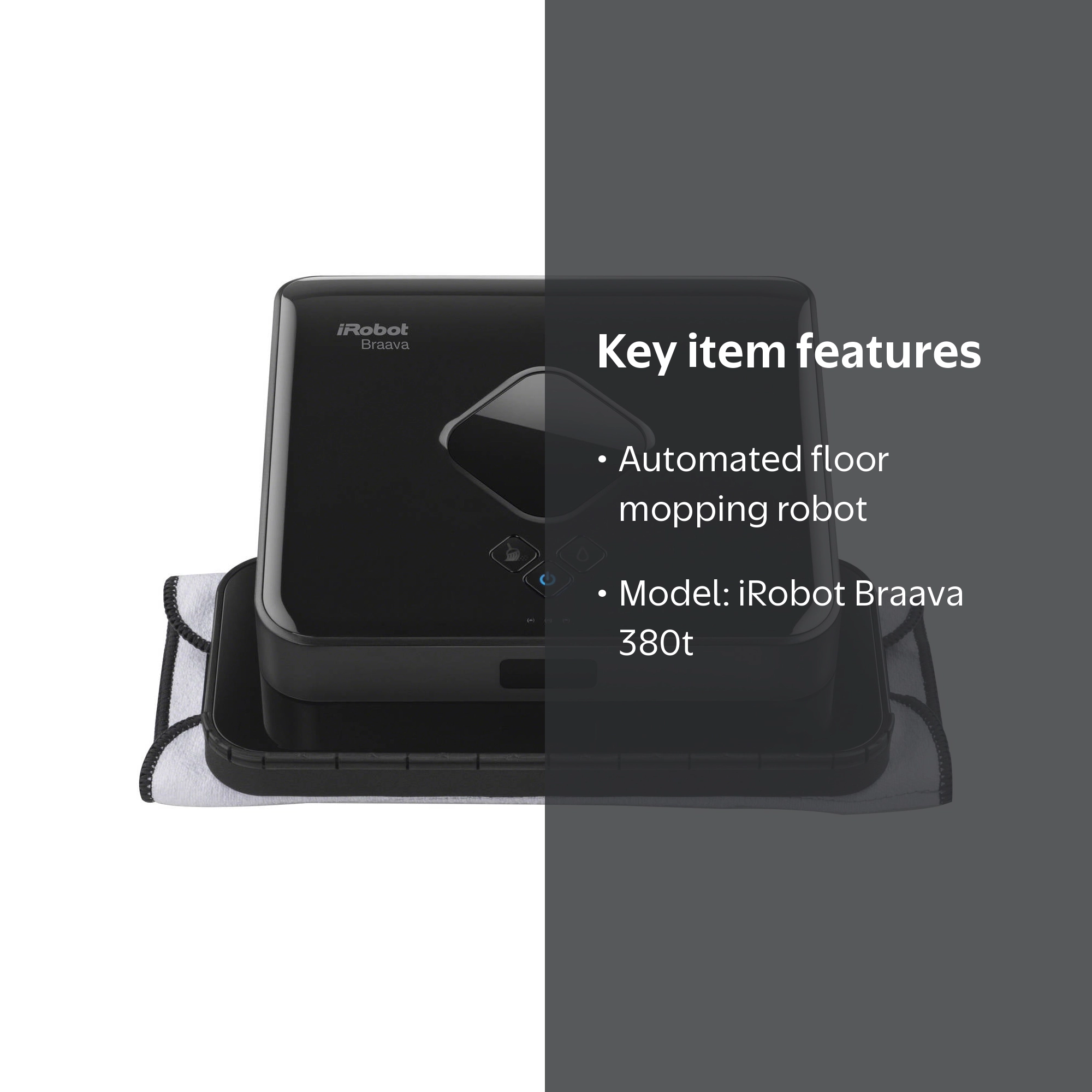 iRobot Braava 380t Floor Mopping Robot - Walmart.com