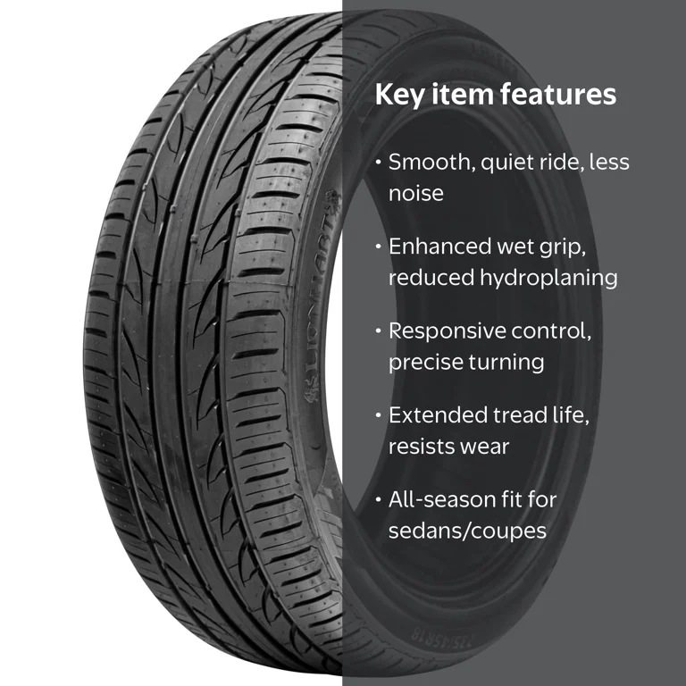 Lionhart, Passenger Tire, All Season, 215/45R17 91W XL - Walmart.com
