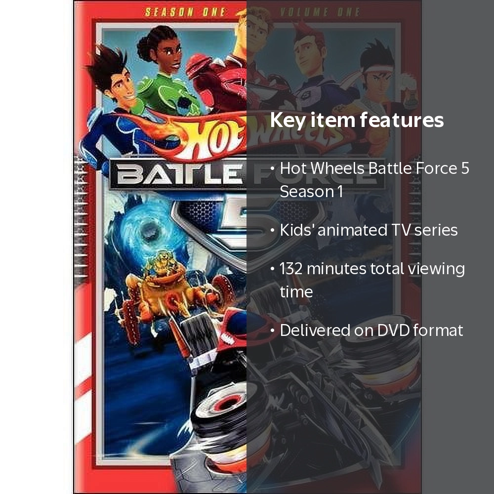 Hot Wheels Battle Force 5: Season 1 Volume 1 [DVD] - Walmart.com