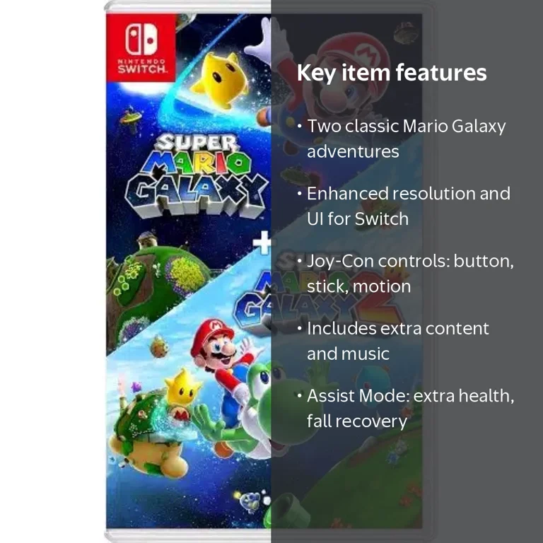 Super Mario Galaxy + Super Mario Galaxy 2 - Nintendo Switch