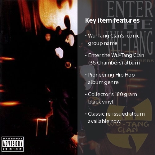 【会場即売】Wu-Tang Clan Enter The Wu-Tang LP Wu-Tang Clan - Enter the Wu-Tang Clan (36 Chambers) - Vinyl Record