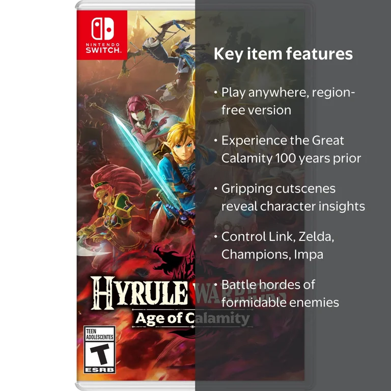Nintendo Hyrule Warriors Age of Calamity International Region Free