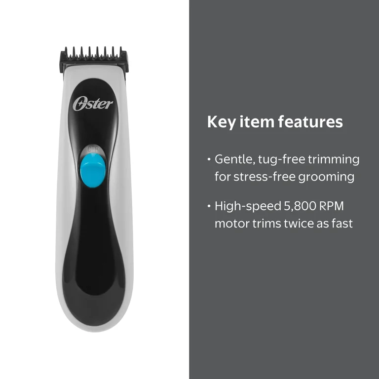 Oster Less Stress Cordless Dog and Cat Trimmer - Walmart.com