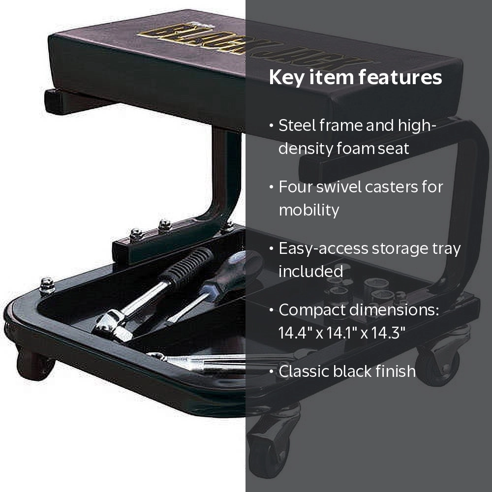 Torin Jacks TR6100W Automotive Creeper Seat with Wheels, Mechanic