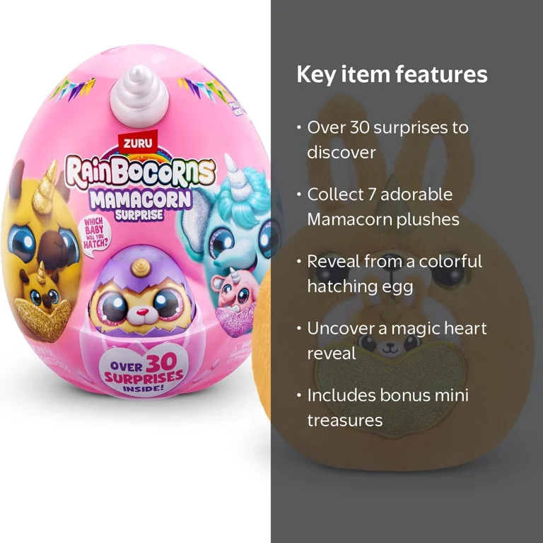 ZURU, Rainbocorns Mamacorn Surprise, Over 30 Surprises! - Walmart.com