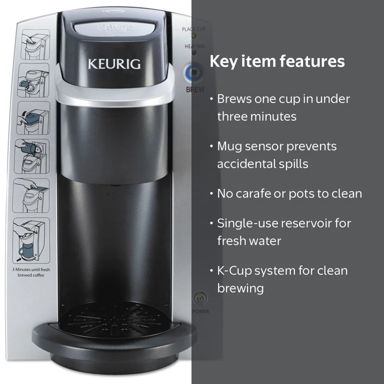 Keurig, DeskPro Brewing System, B130, Silver and Black - Walmart.com