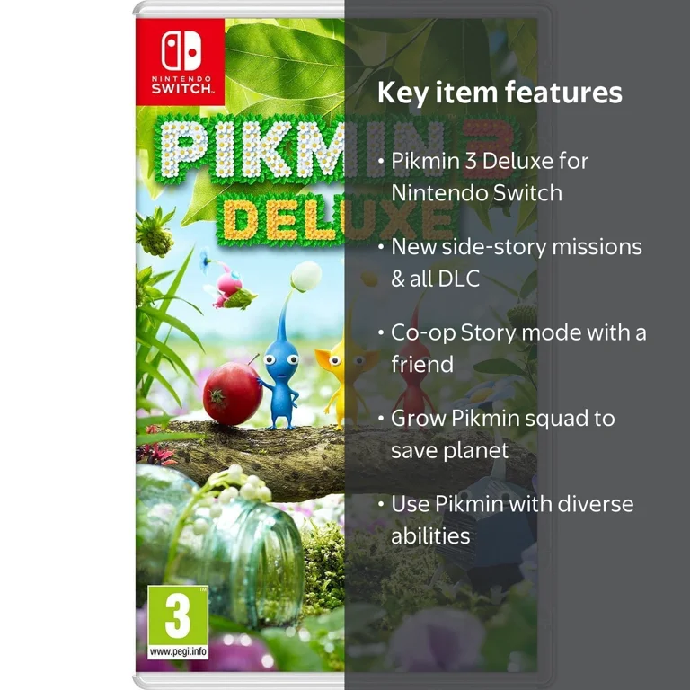 Nintendo, Video Game, Pikmin 3 Deluxe for Nintendo Switch, EU