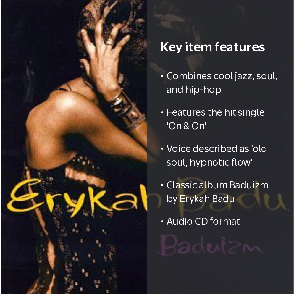 Erykah Badu - Baduizm - Music & Performance - CD - Walmart.com