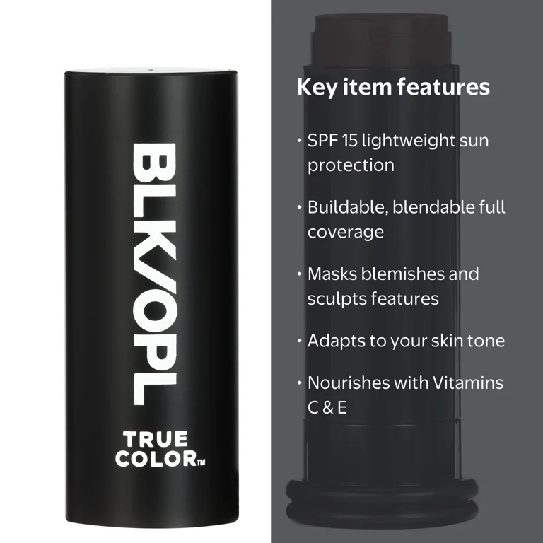 BLK/OPL True Color Skin Perfecting Stick Foundation SPF 15, Multi