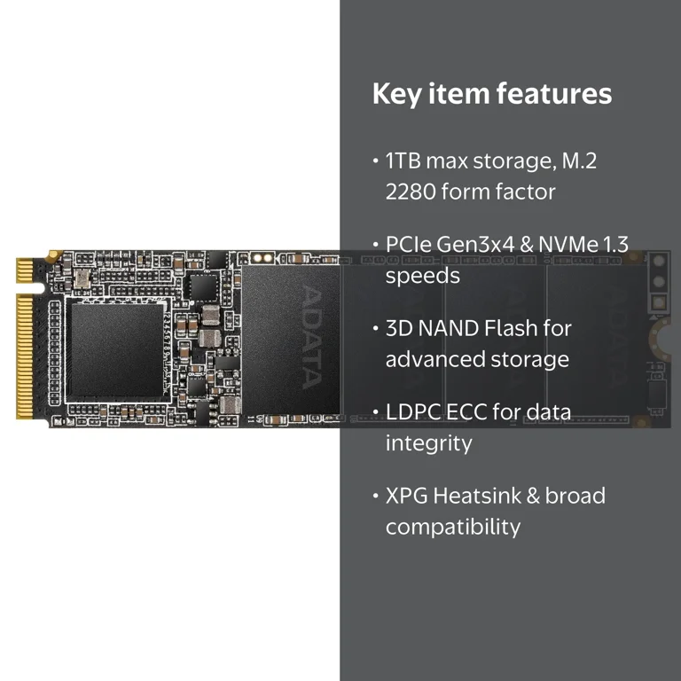 ADATA SX6000LNP 1TB PCIe Gen3x4 M.2 2280 Solid State Drive