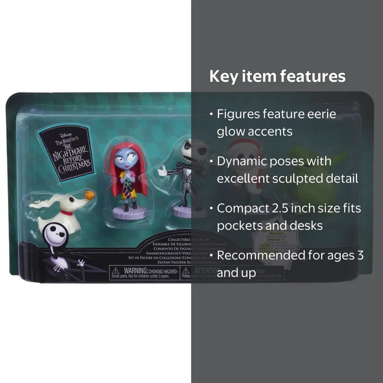 Disney Tim Burton's Nightmare Before Christmas 2.5-inch Figure Set