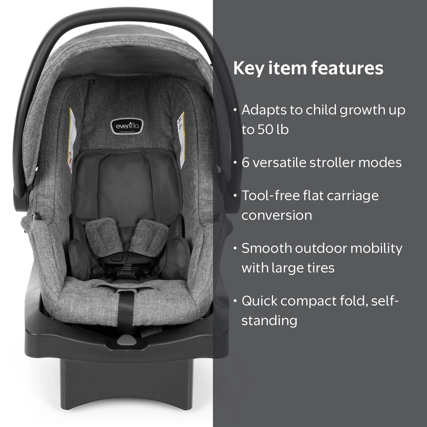 4 month old travel stroller Lightweight for Baby & Toddlers CYBEX Simply Flowers Certified Safety Romi Convertible Car Seat Color:PRECIOUS PETALS
