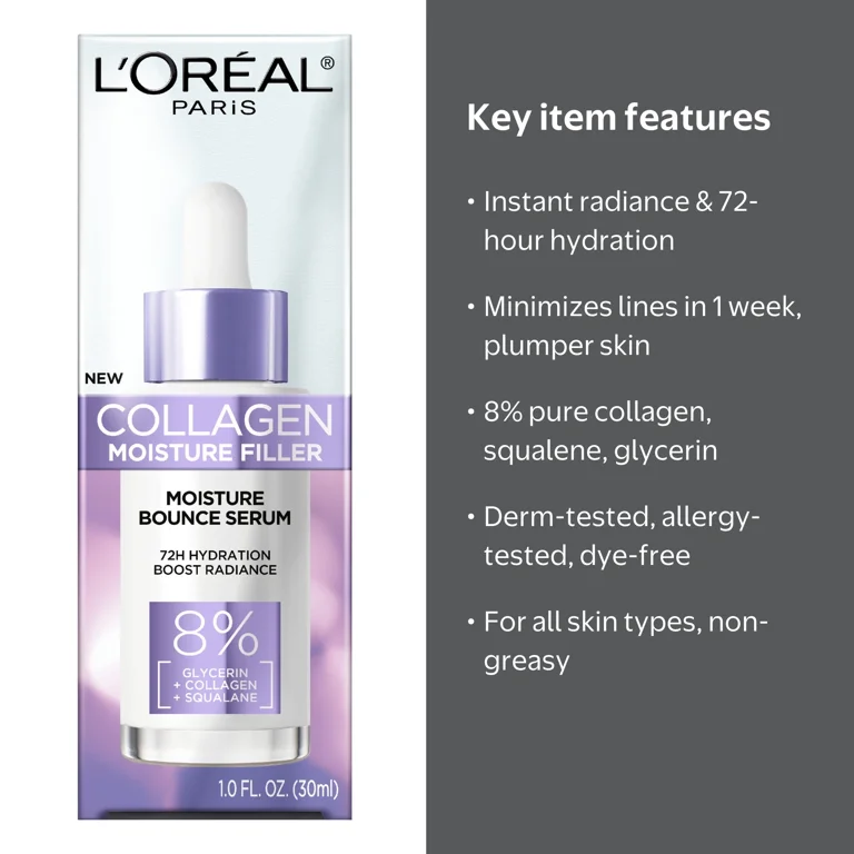 L'Oreal Paris Collagen Moisture Filler Moisture Bounce Hydrating