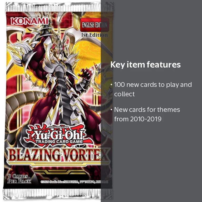 Yu-Gi-Oh! TCG Blazing Vortex Booster Box - Walmart.com