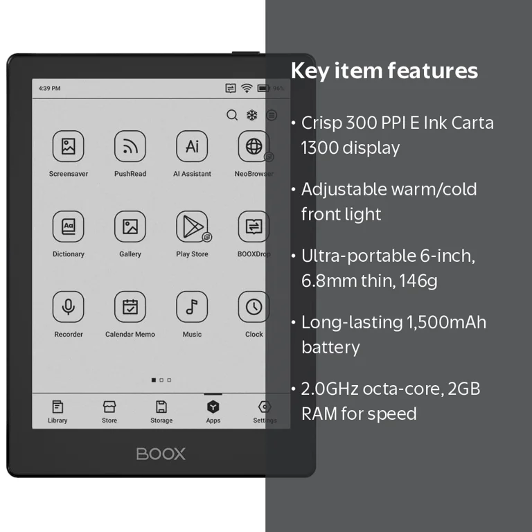 BOOX Go 6 Touchscreen Tablet, 2 GB - Walmart.com