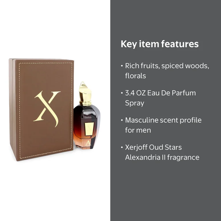 Xerjoff Alexandria II Unisex Eau De Parfum Spray, Amber Woody