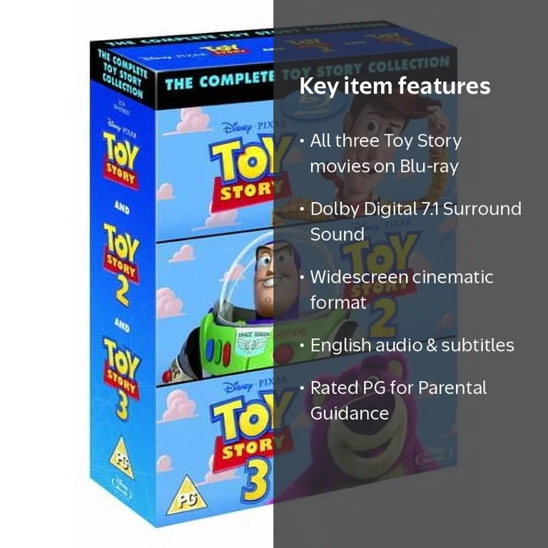 Toy Story TRILOGY [Blu-Ray Box Set] Complete 1, 2, 3, - Walmart.com