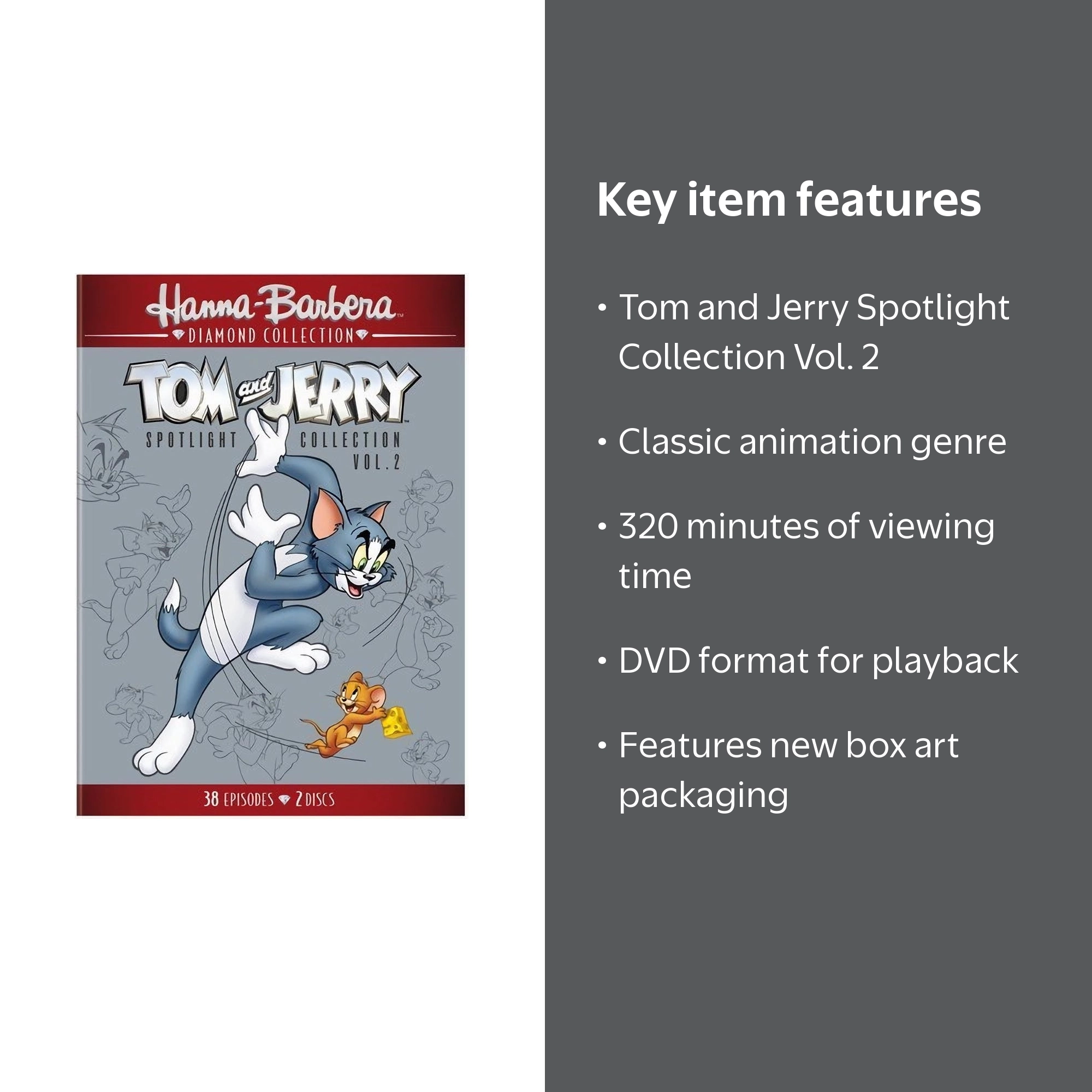 Tom and Jerry Spotlight Collection: Vol. 2 (DVD New Box Art) [DVD
