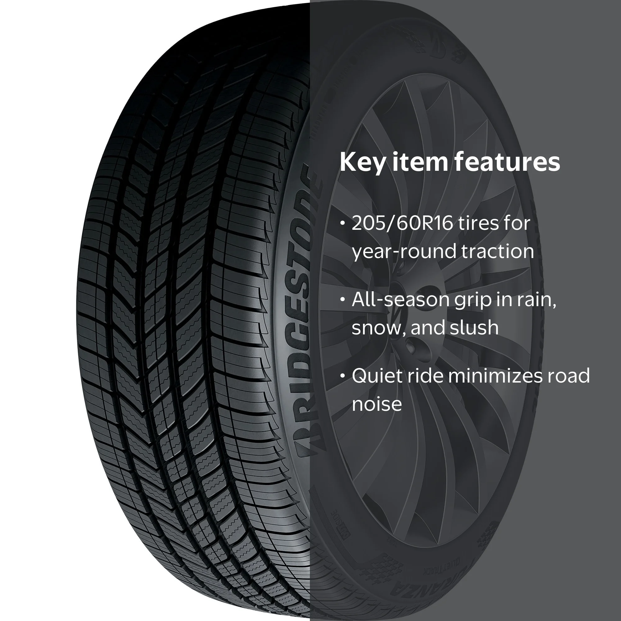 Free Shipping! Bridgestone Turanza All-Season 205/60R16 92 V Tire