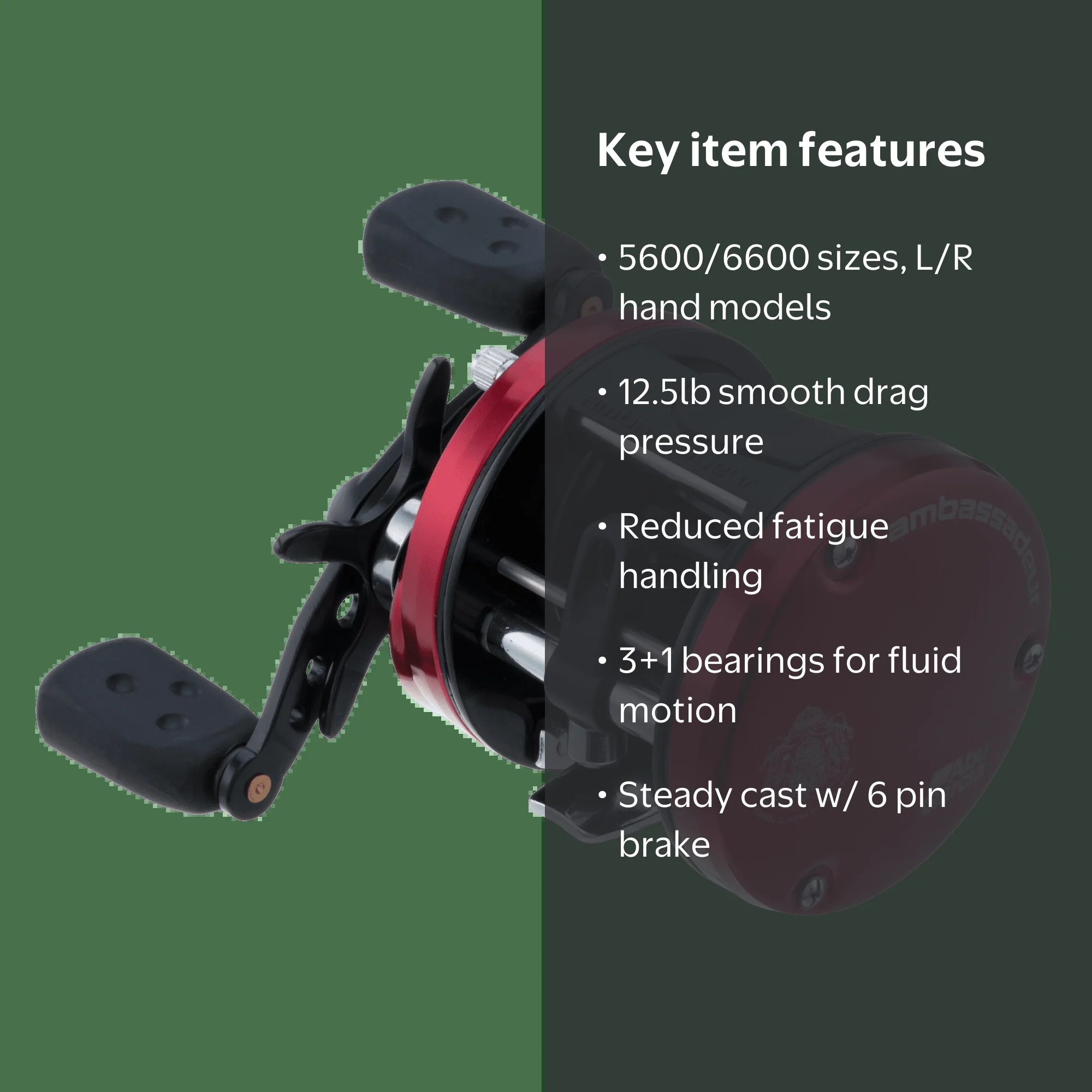 Abu Garcia Ambassadeur SX Round Reel, 5600 Size Fishing Reel - Walmart.com Abu Garcia Ambassadeur SX Round Reel, 5600 Size Fishing Reel - Walmart.com
