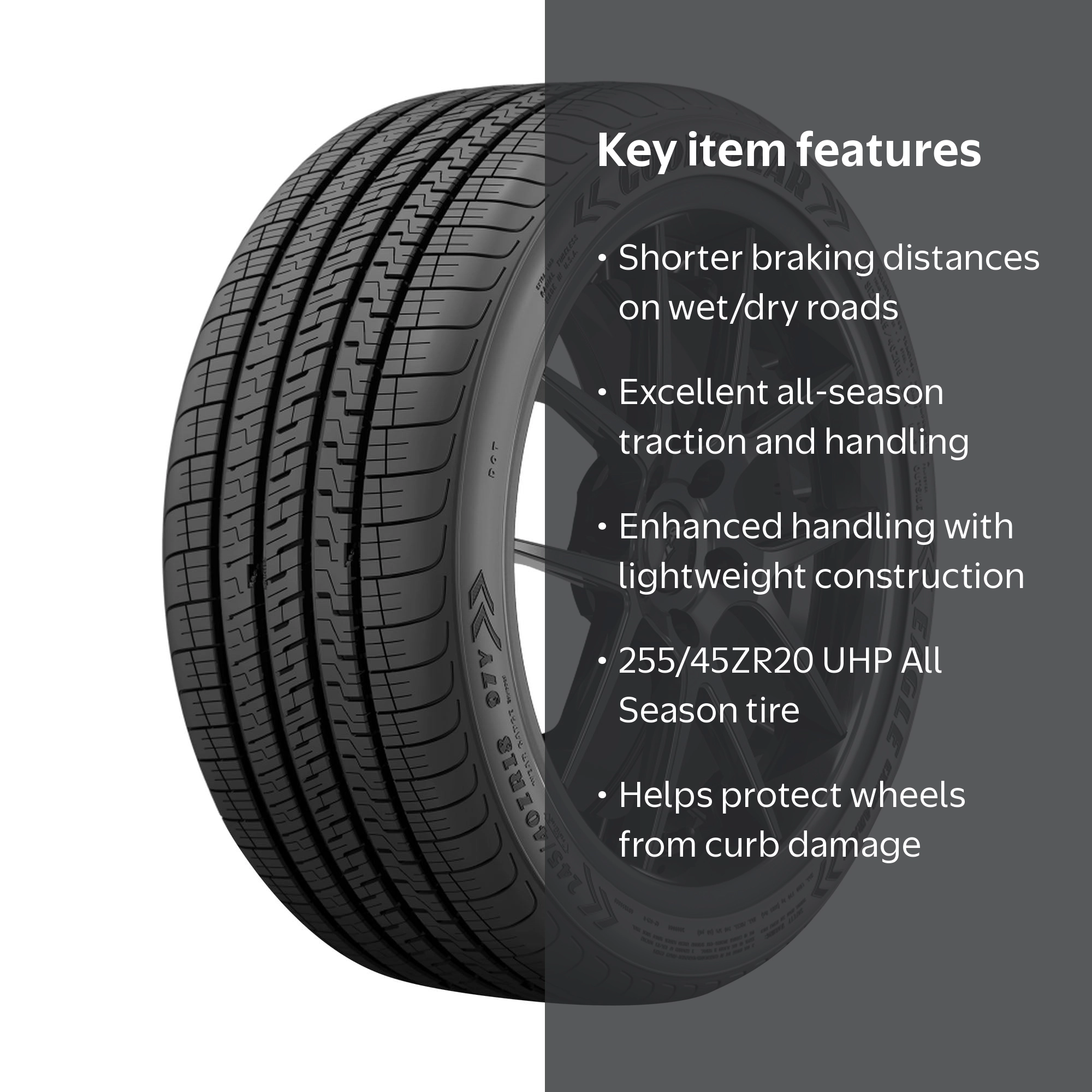 Goodyear Eagle Exhilarate UHP 255/45R20 105W XL Passenger Tire