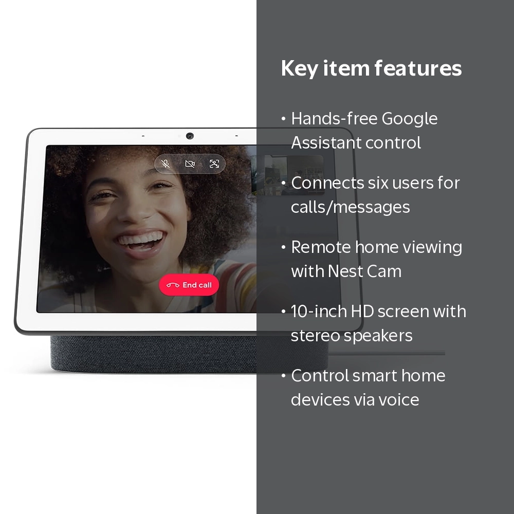 Google Nest Hub Max - Charcoal 10